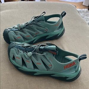 Hoka Women's Sandals in Teal and Coral